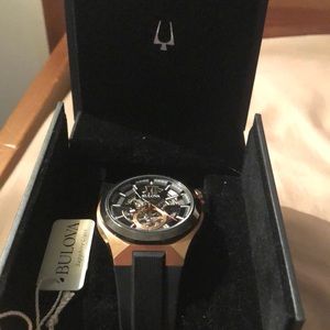 Men’s Bulova sapphire crystal watch. $ negotiable